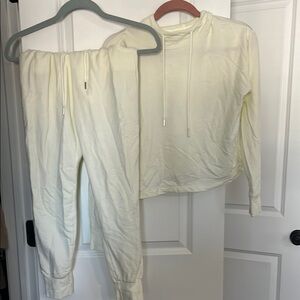 Cozy Cream Hoodie and Jogger Set